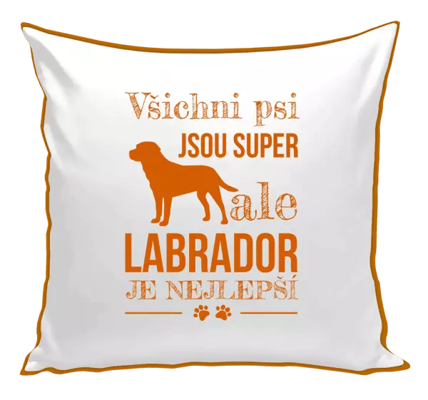 Polštář Labrador je nejlepší