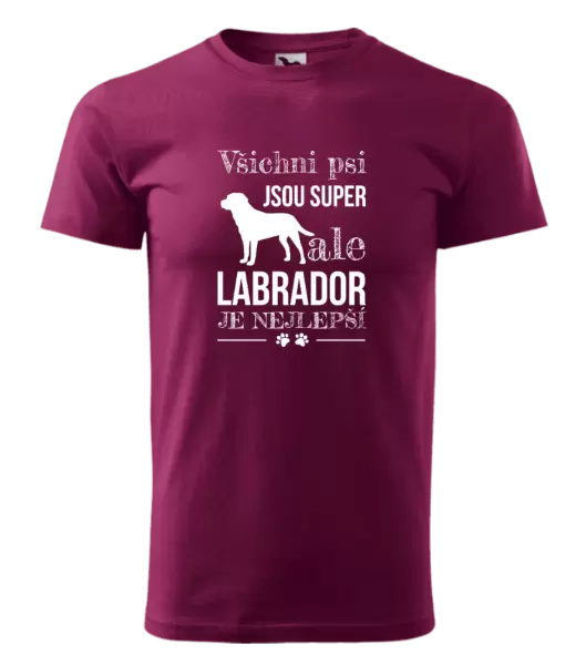 Pánské tričko Labrador je nejlepší