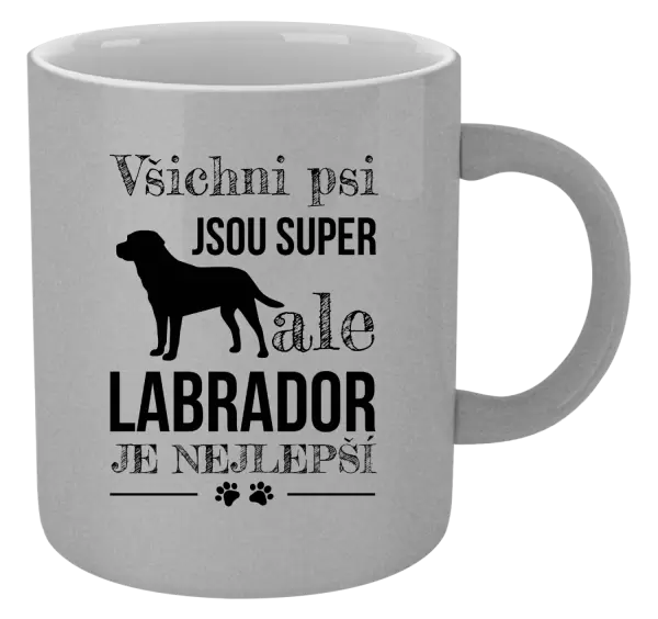 Metalický hrnek Labrador je nejlepší