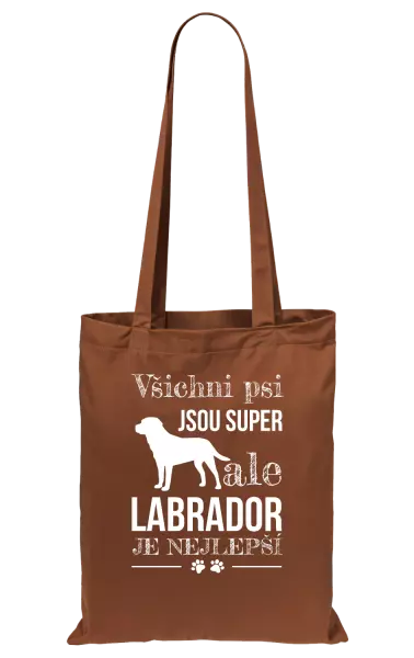 Látková taška Labrador je nejlepší