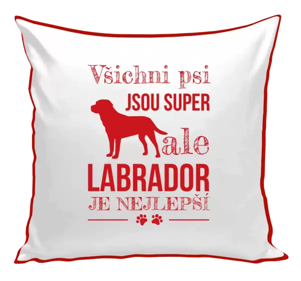 Polštář Labrador je nejlepší