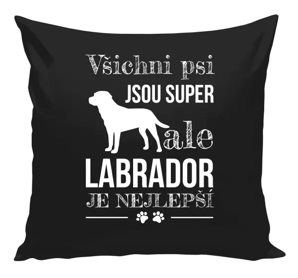 Polštář Labrador je nejlepší