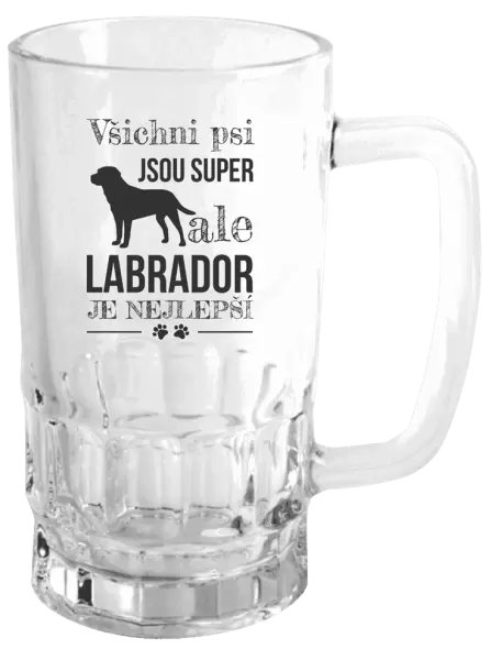 Půllitr Labrador je nejlepší