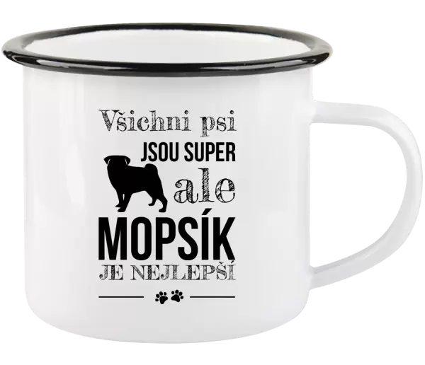 Plecháček Mopsík je nejlepší