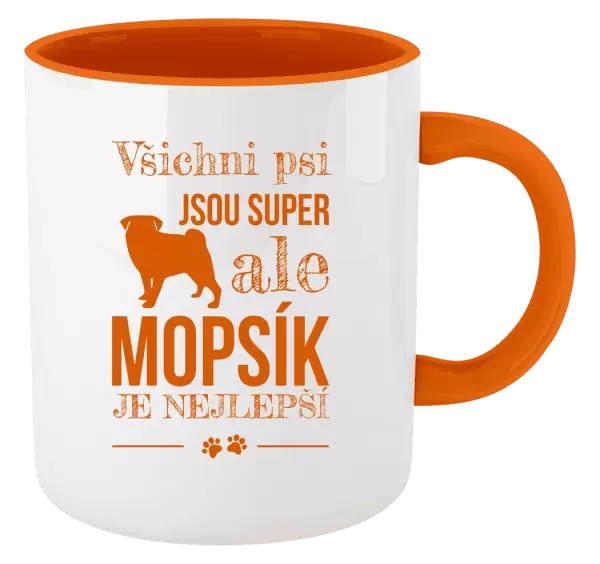 Hrnek Mopsík je nejlepší