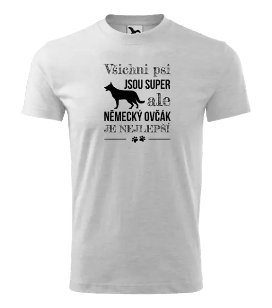Dětské tričko Německý ovčák je nejlepší
