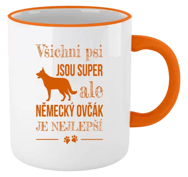 Hrnek Německý ovčák je nejlepší