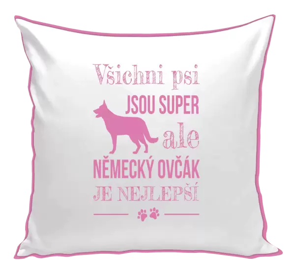 Polštář Německý ovčák je nejlepší