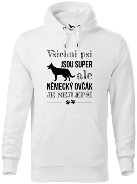 Pánská mikina Německý ovčák je nejlepší