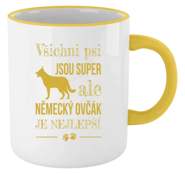 Hrnek Německý ovčák je nejlepší
