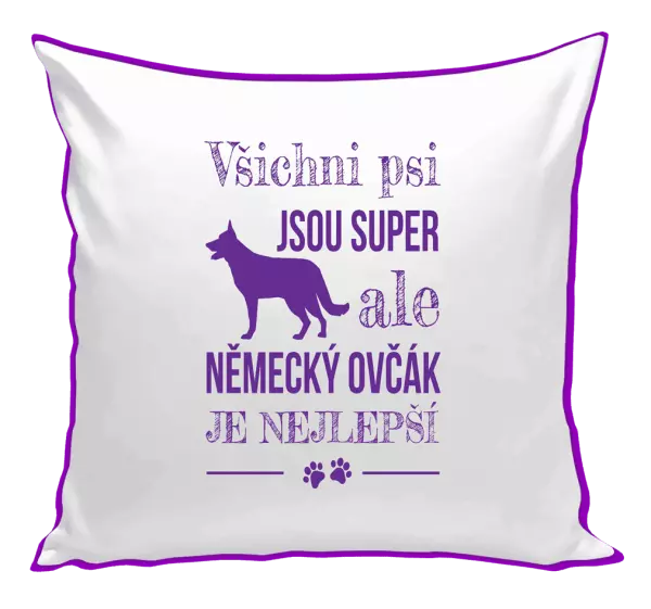 Polštář Německý ovčák je nejlepší