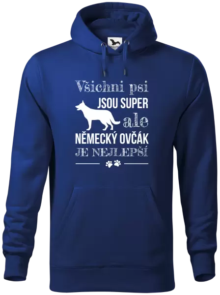 Pánská mikina Německý ovčák je nejlepší