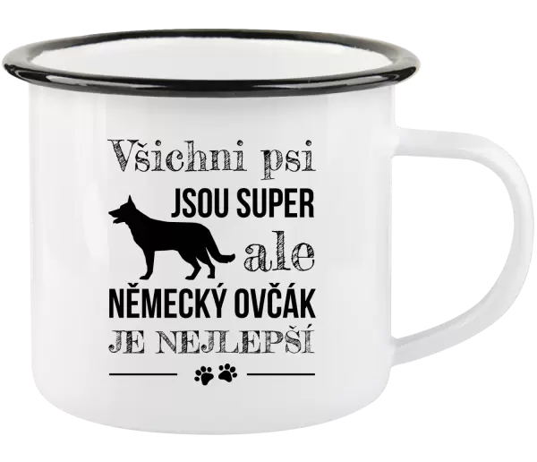 Plecháček Německý ovčák je nejlepší