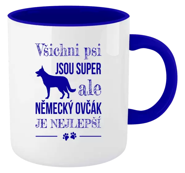 Hrnek Německý ovčák je nejlepší