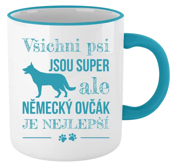 Hrnek Německý ovčák je nejlepší