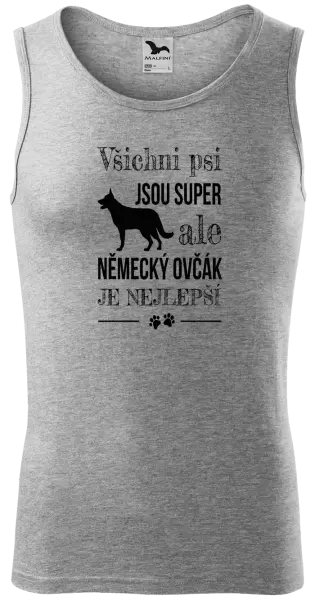 Pánské tílko Německý ovčák je nejlepší