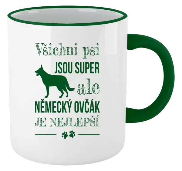 Hrnek Německý ovčák je nejlepší