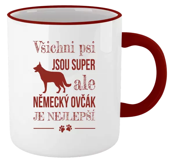 Hrnek Německý ovčák je nejlepší
