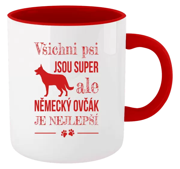 Hrnek Německý ovčák je nejlepší