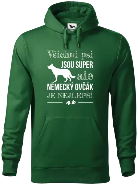 Pánská mikina Německý ovčák je nejlepší