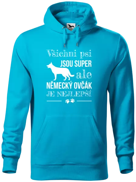 Pánská mikina Německý ovčák je nejlepší