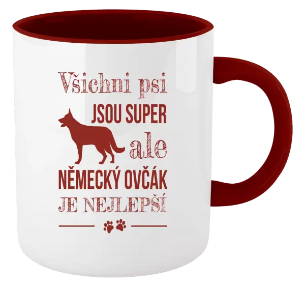 Hrnek Německý ovčák je nejlepší