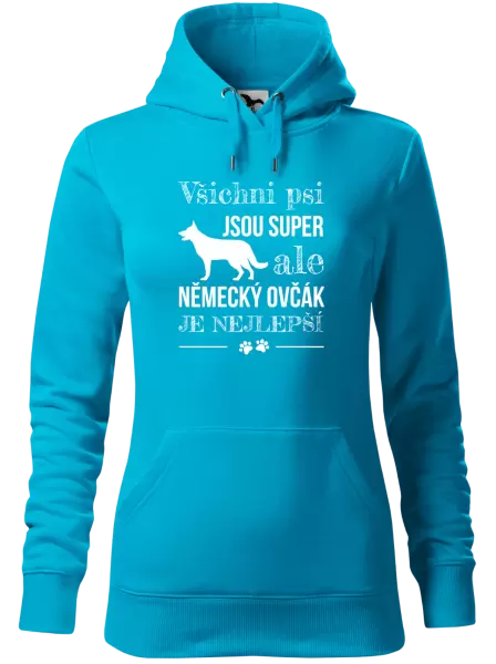 Dámská mikina Německý ovčák je nejlepší