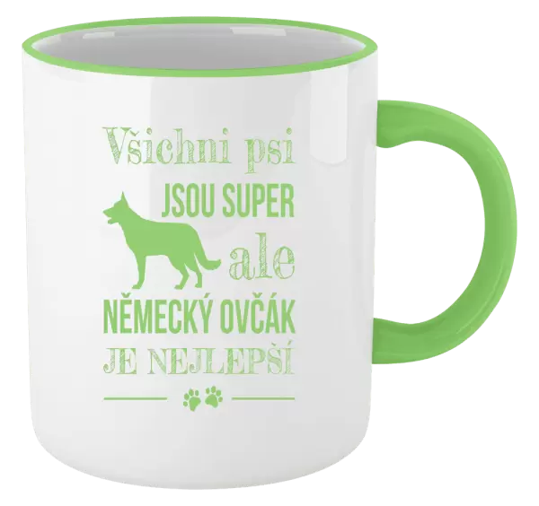Hrnek Německý ovčák je nejlepší