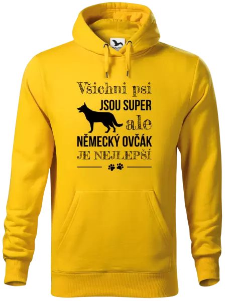 Pánská mikina Německý ovčák je nejlepší
