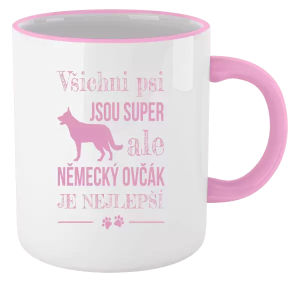 Hrnek Německý ovčák je nejlepší