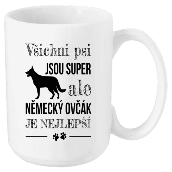 Hrnek Německý ovčák je nejlepší
