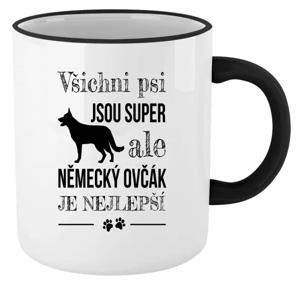 Hrnek Německý ovčák je nejlepší