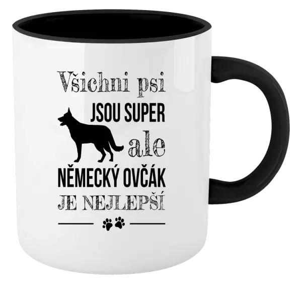 Hrnek Německý ovčák je nejlepší