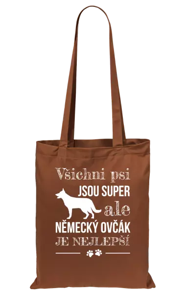 Látková taška Německý ovčák je nejlepší