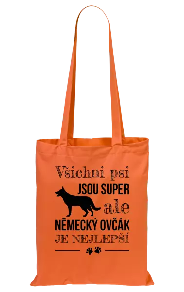Látková taška Německý ovčák je nejlepší