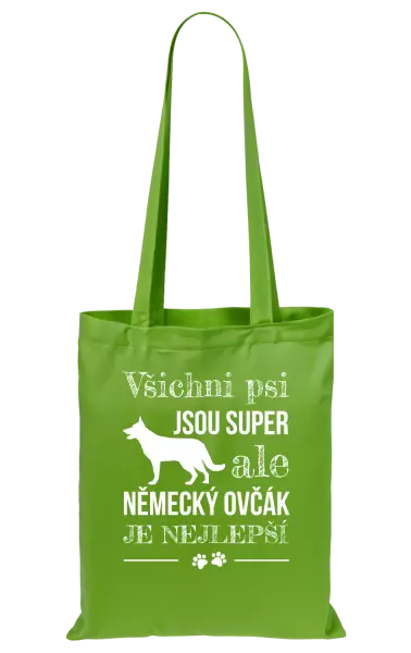Látková taška Německý ovčák je nejlepší