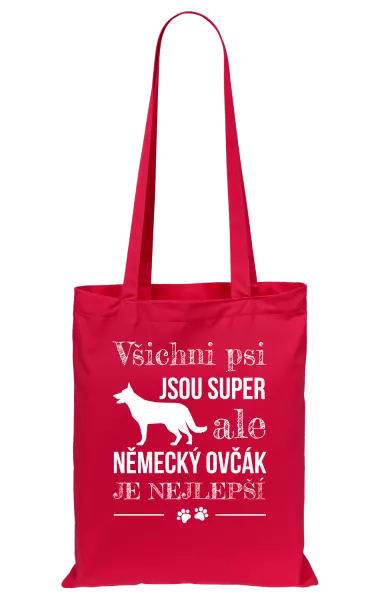 Látková taška Německý ovčák je nejlepší