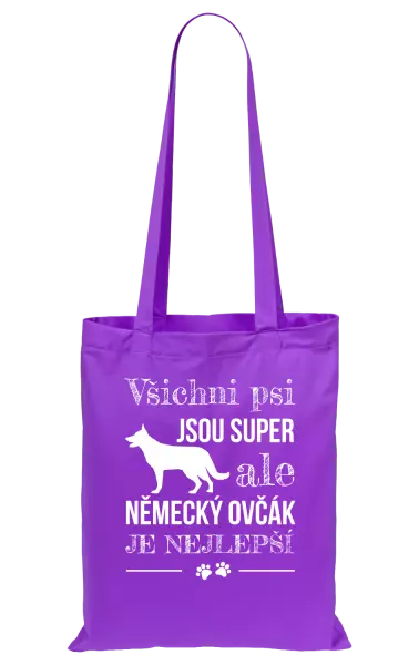 Látková taška Německý ovčák je nejlepší