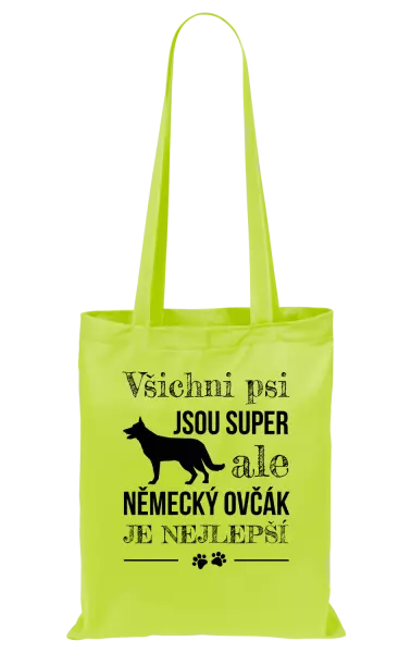 Látková taška Německý ovčák je nejlepší