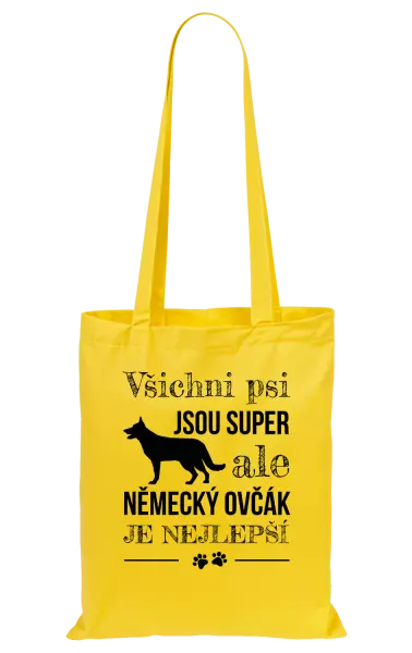 Látková taška Německý ovčák je nejlepší