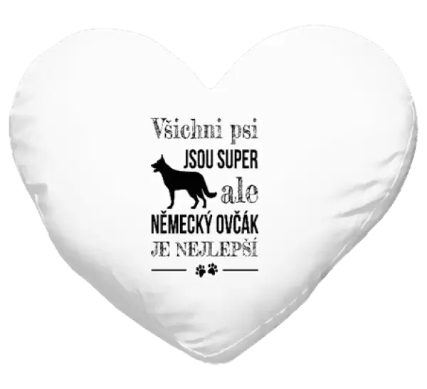 Polštář Německý ovčák je nejlepší