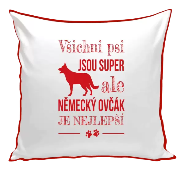Polštář Německý ovčák je nejlepší
