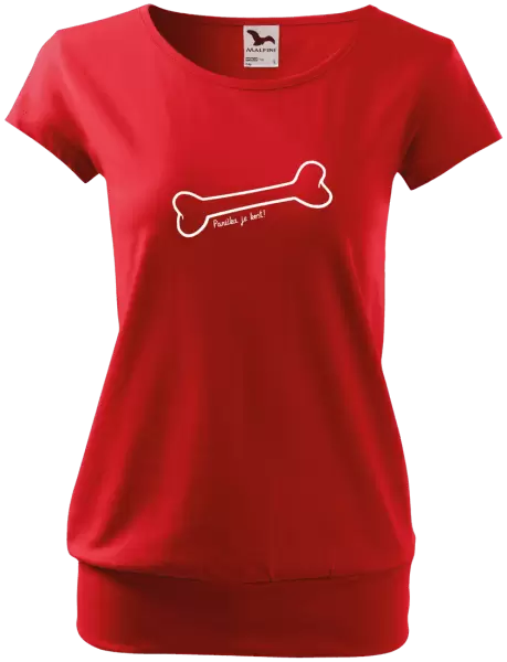 Dámské tričko Panička je kost