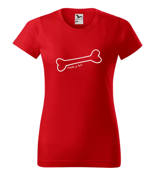 Dámské tričko Panička je kost