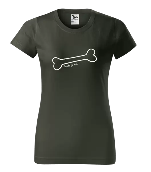 Dámské tričko Panička je kost