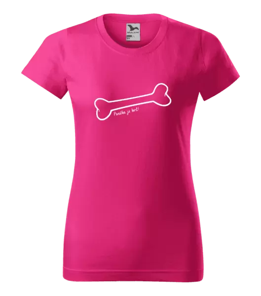 Dámské tričko Panička je kost