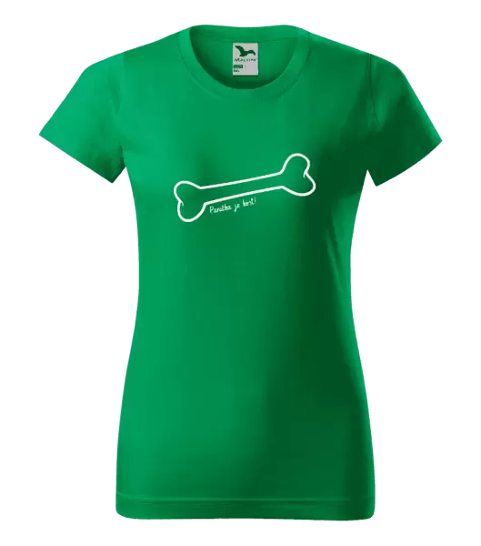 Dámské tričko Panička je kost