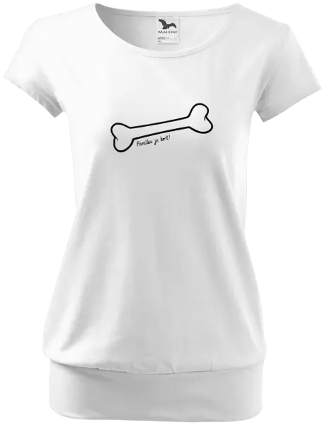 Dámské tričko Panička je kost
