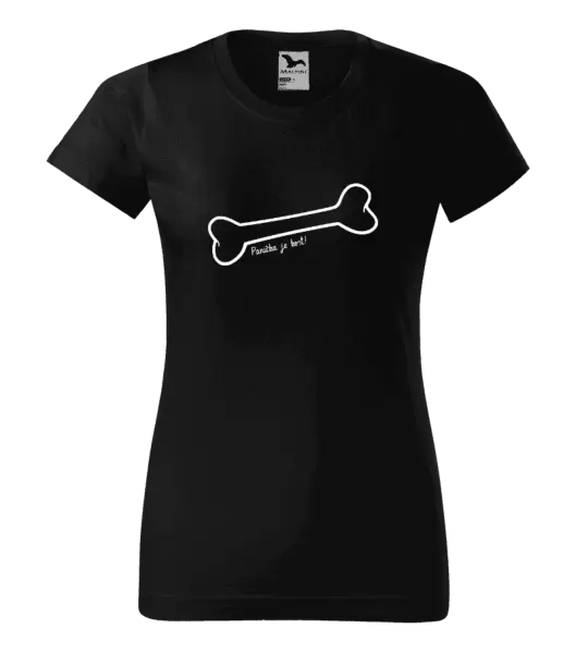 Dámské tričko Panička je kost