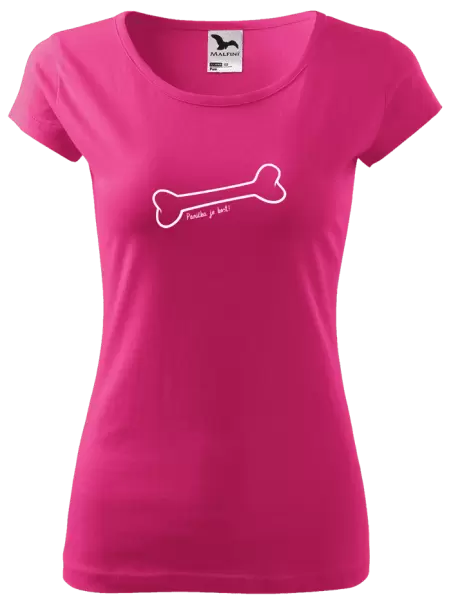 Dámské tričko Panička je kost